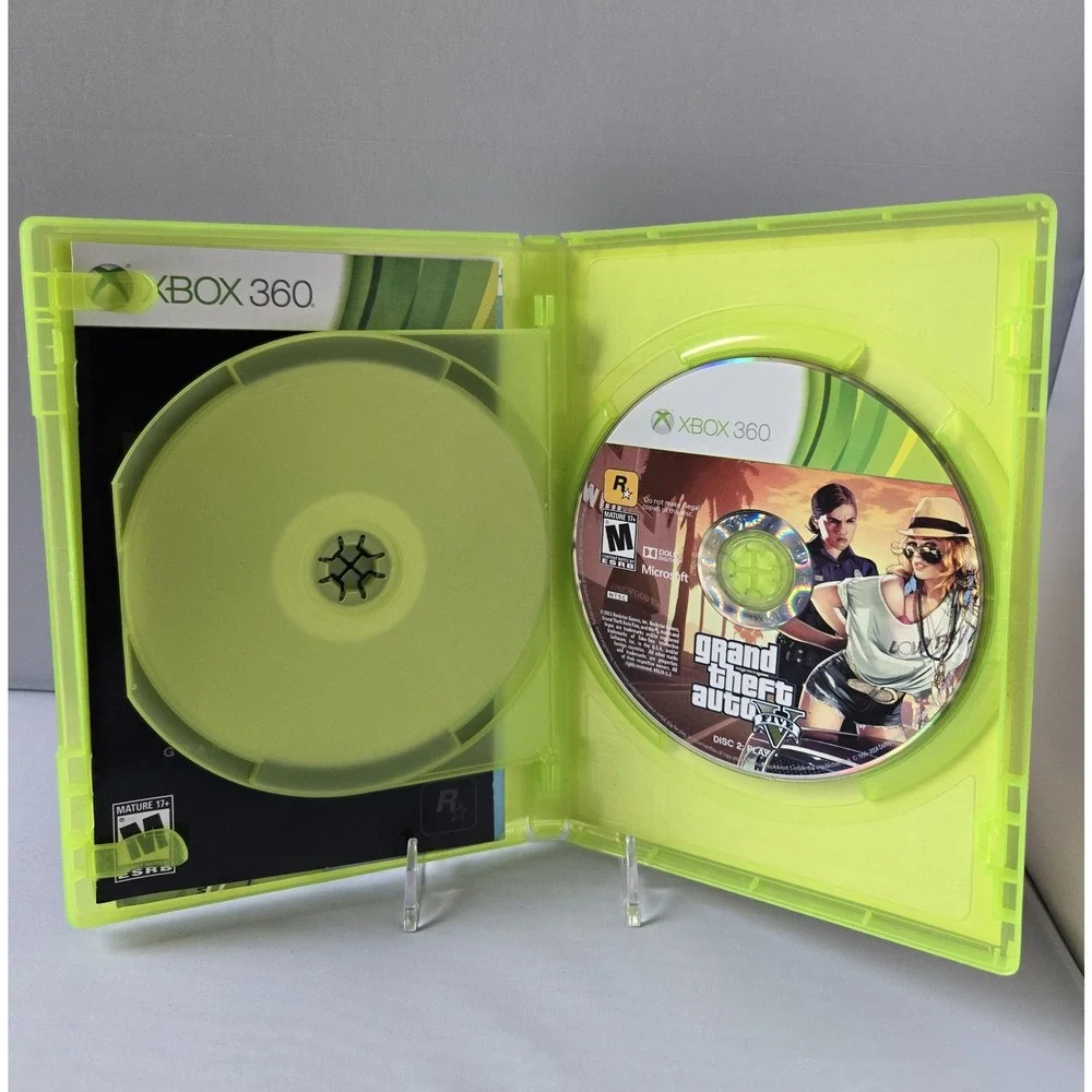 Grand Theft Auto V 5 GTA - Xbox 360 - Tested Complete CIB‎ W/ Manual & Map!